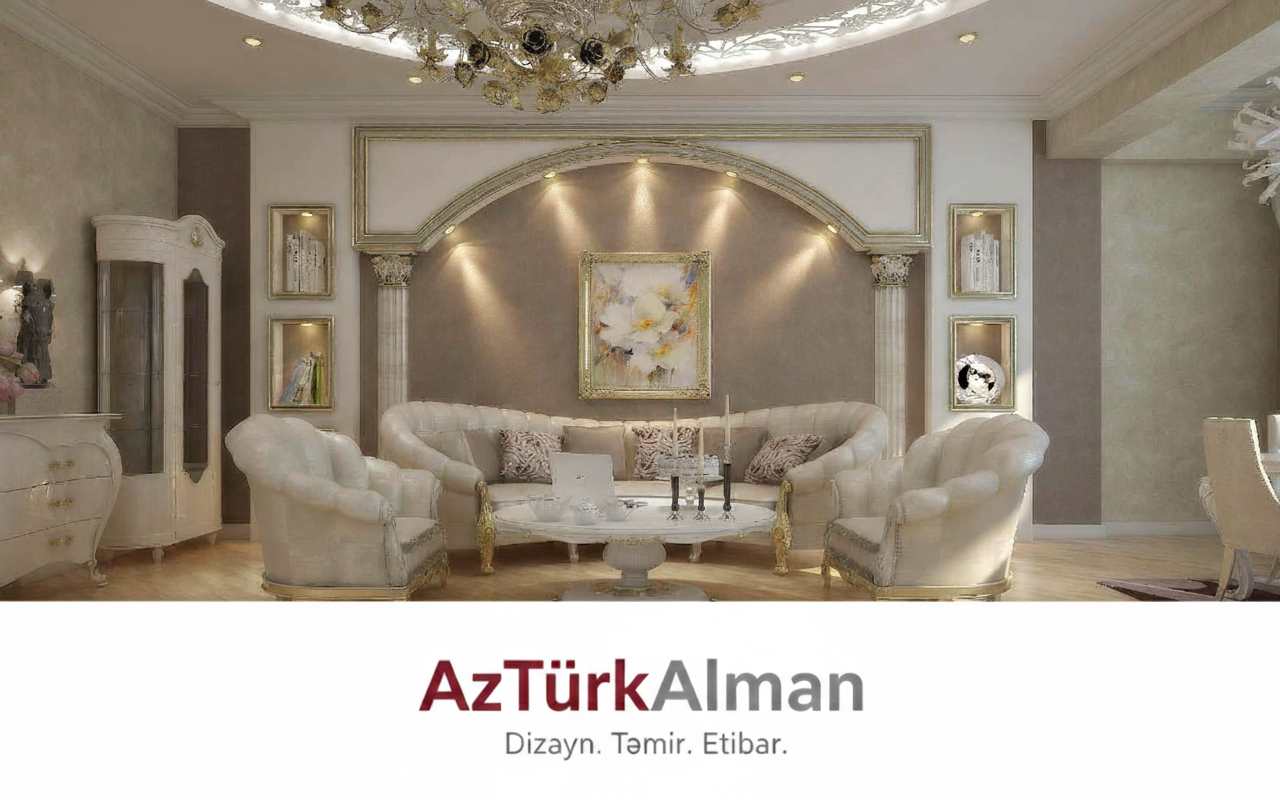  AzTürkAlman - Klassik üslübda dizayn edilmiş zal